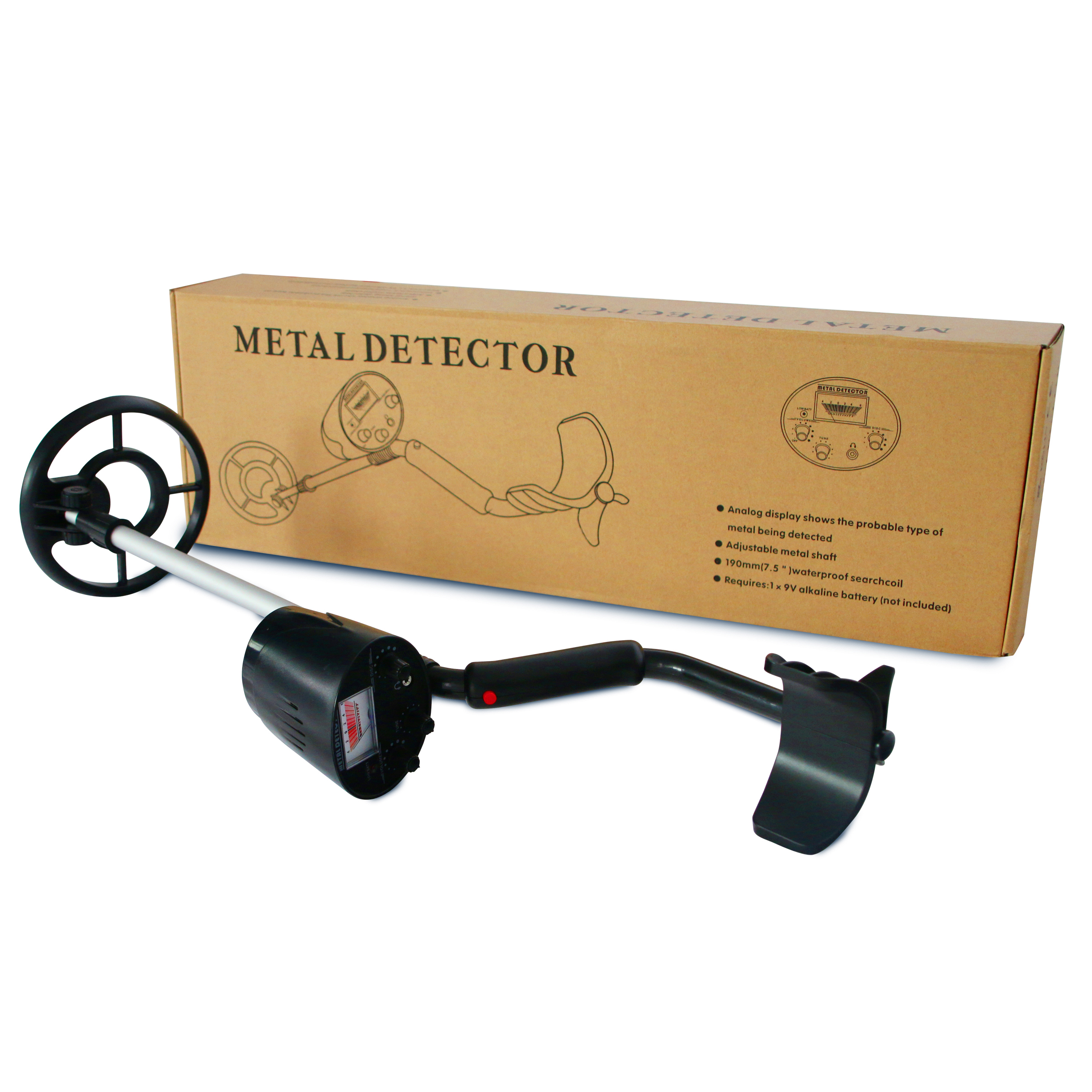 adjustable sensitivity md-3005II metal detector 